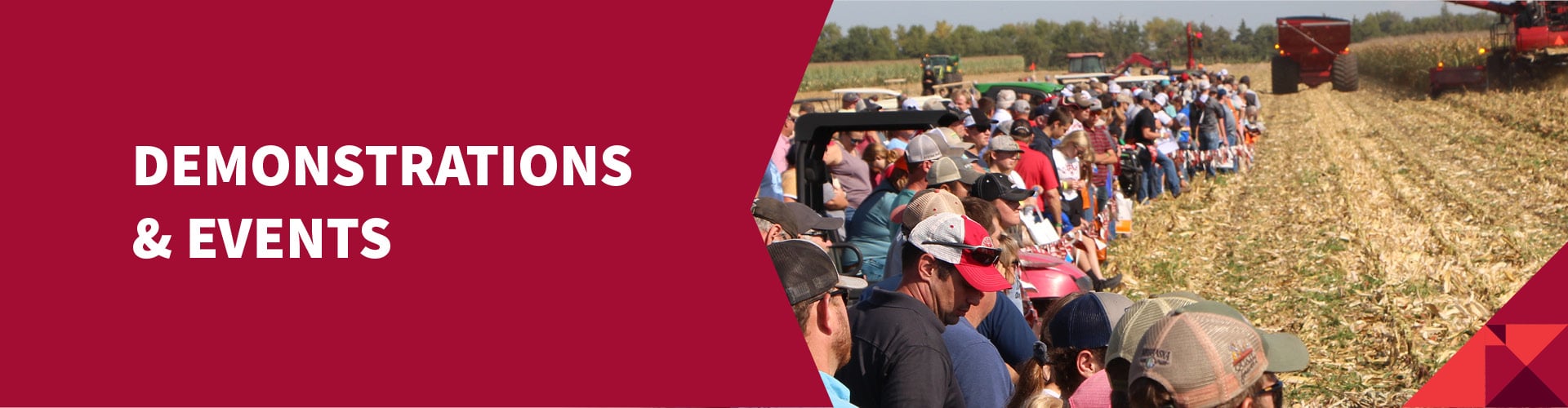 Field Demonstration crowd at Husker Harvest Days